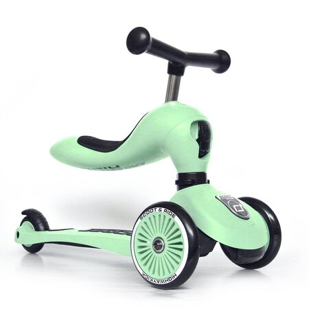 Trotineta 2 in 1 transformabila pentru copii Highwaykick 1, Kiwi, 1-5 ani, Scoot and Ride 443393